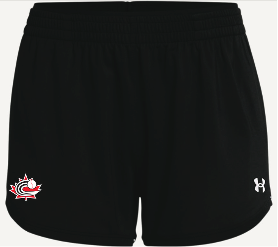 Women's Black Under Armour Athletic Shorts