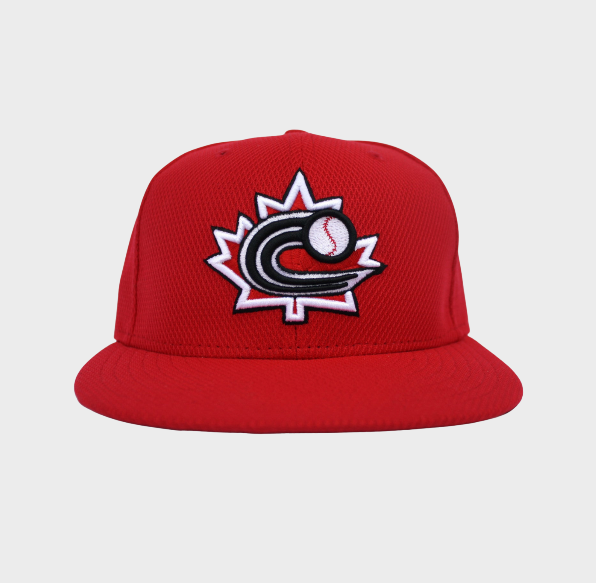 Baseball Canada Fitted Diamond Era Cap - Red|Casquette Baseball Canada Rouge