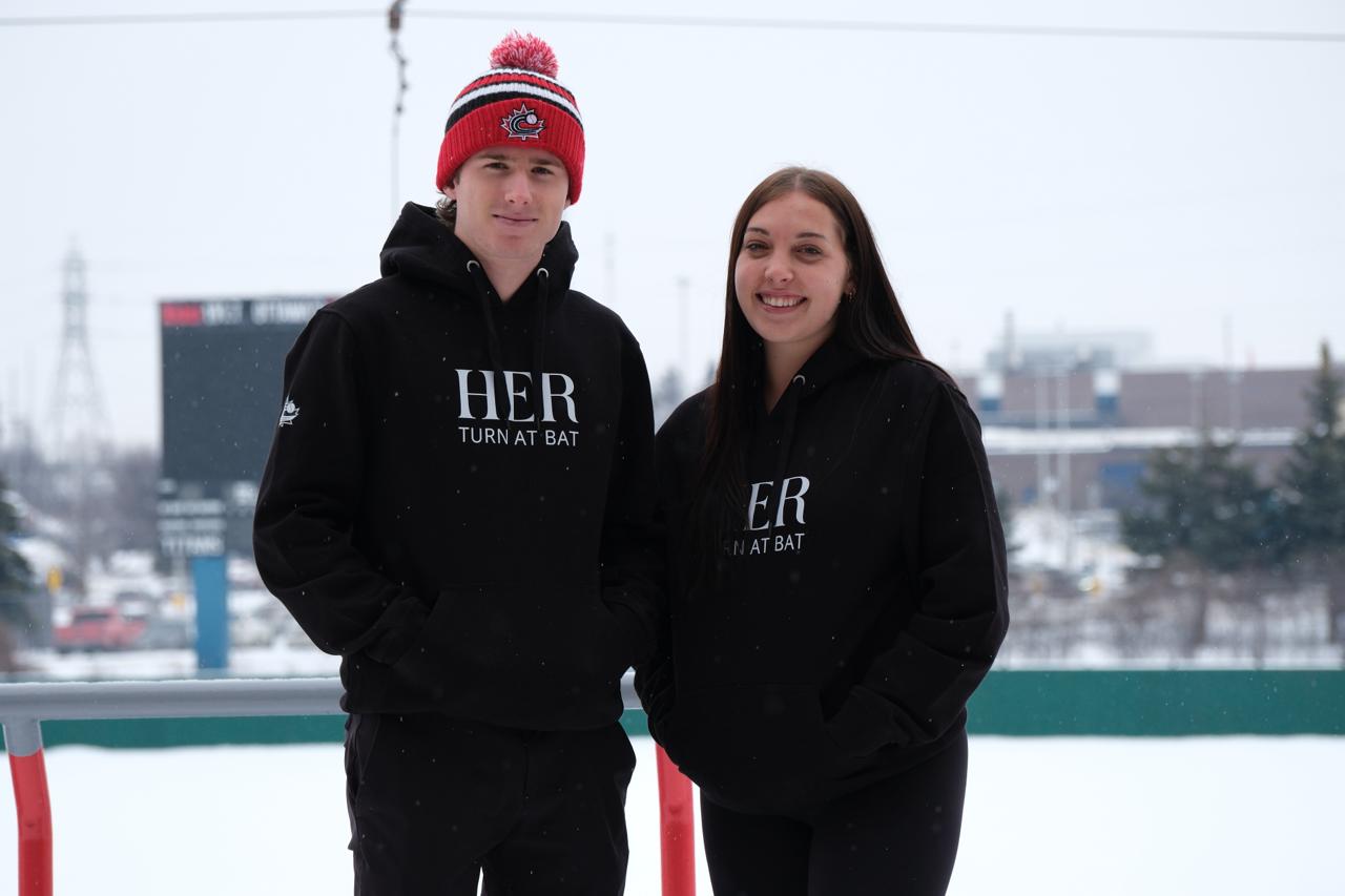 Her Turn at Bat Hoodie