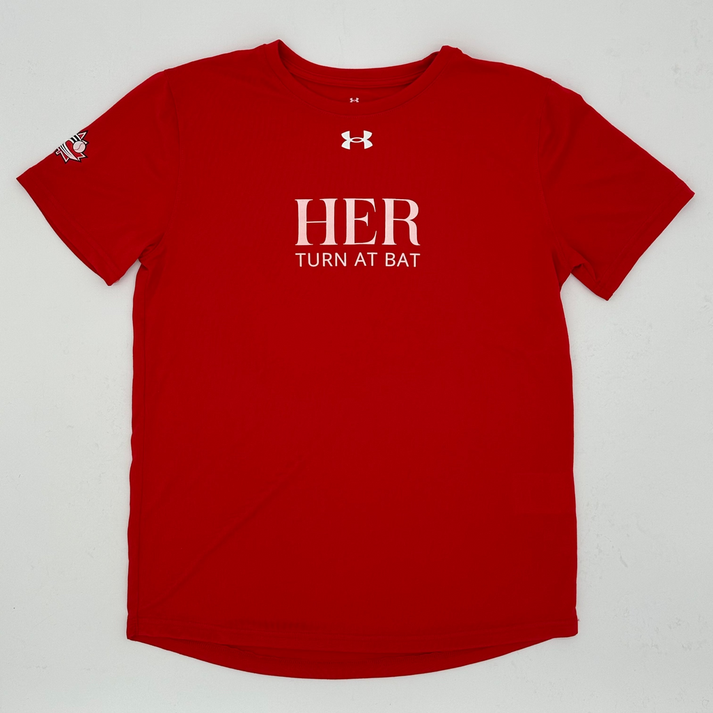 Her Turn at Bat Under Armour Tech T-Shirt