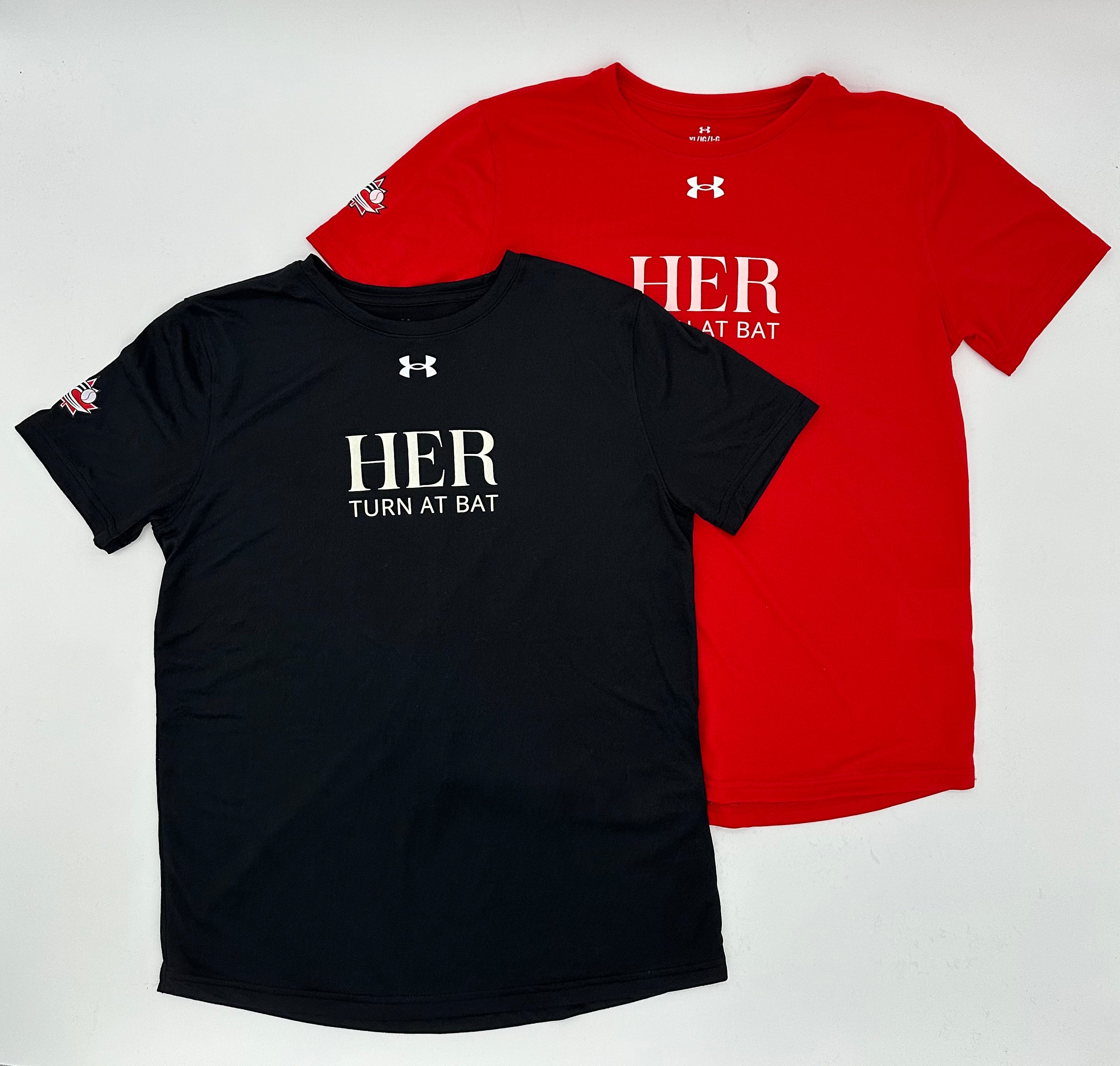 Her Turn at Bat Under Armour Tech T-Shirt