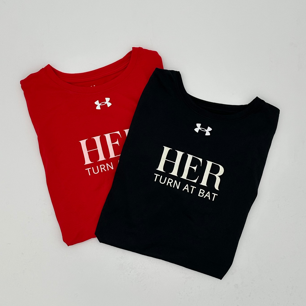 Her Turn at Bat Under Armour Tech T-Shirt