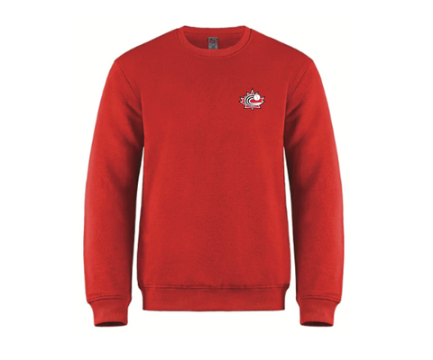 Red Stitched Crewneck