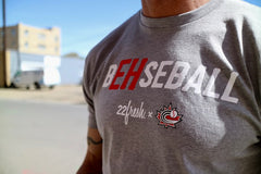 B'EH'seball T -Grey | B'EH'seball T-Shirt Gris