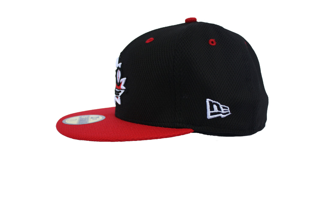 Baseball Canada Low Profile Fitted Diamond Era Cap - Black|Casquette Baseball Canada Noire
