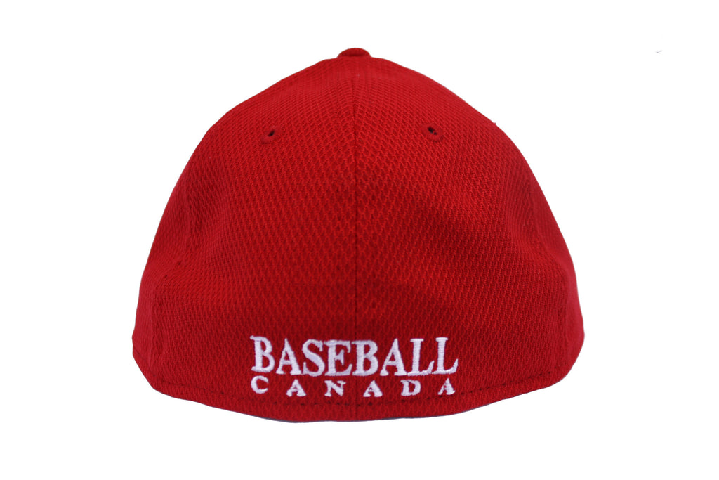 Baseball Canada Fitted Diamond Era Cap - Red|Casquette Baseball Canada Rouge
